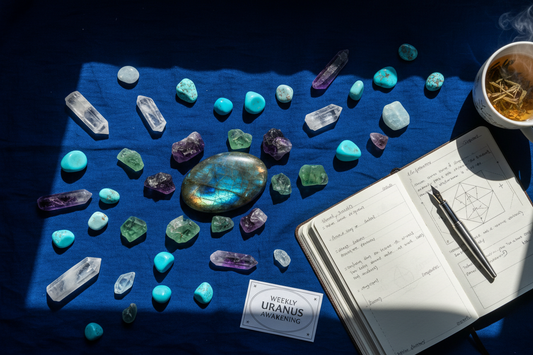 Crystals for Uranus Weekly Ritual: Innovation & Awakening Practice