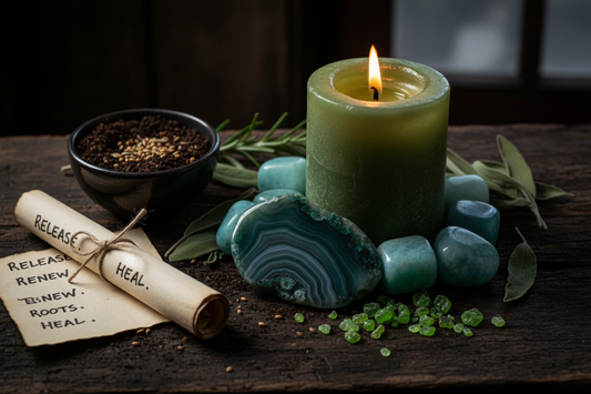 Virgo New Moon Crystals: Healing & Purification Intention Ritual