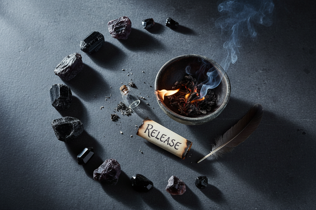 Crystals for Waning Moon: Releasing & Letting Go Ritual
