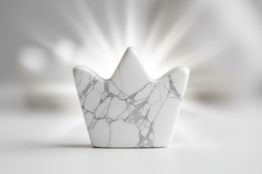 White Howlite Crown Chakra: Calm Mind and Spiritual Attunement