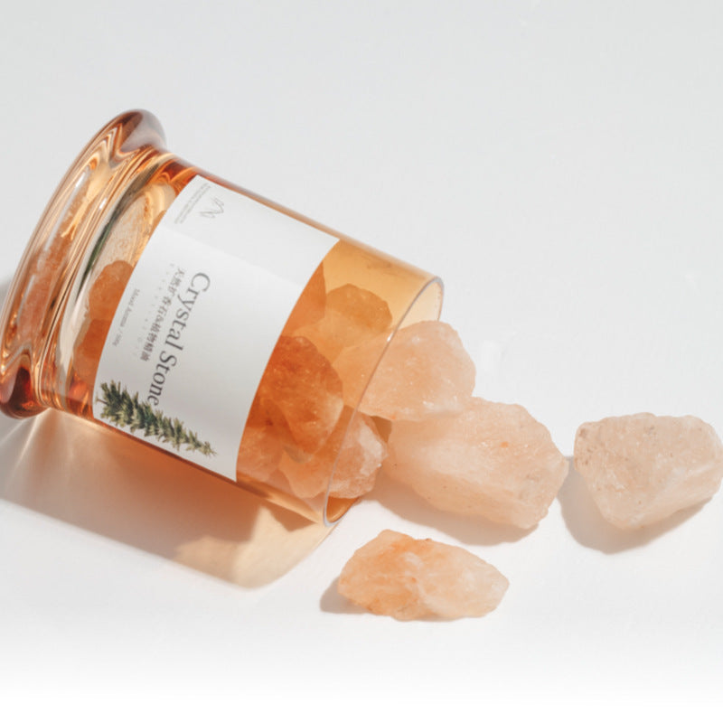 Crystal Stone Aromatherapy Gift Box | Orange Edition | Flameless Diffuser with Plant Essential Oil