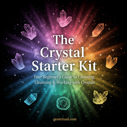 The Crystal Starter Kit: Your Complete Guide to 12 Essential Crystals | Full Color Pages