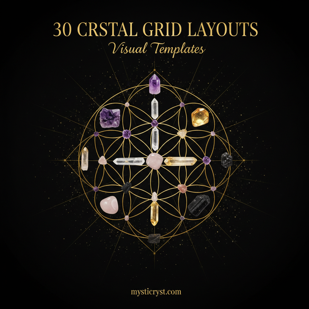 30 Crystal Grid Layouts: Visual Templates
