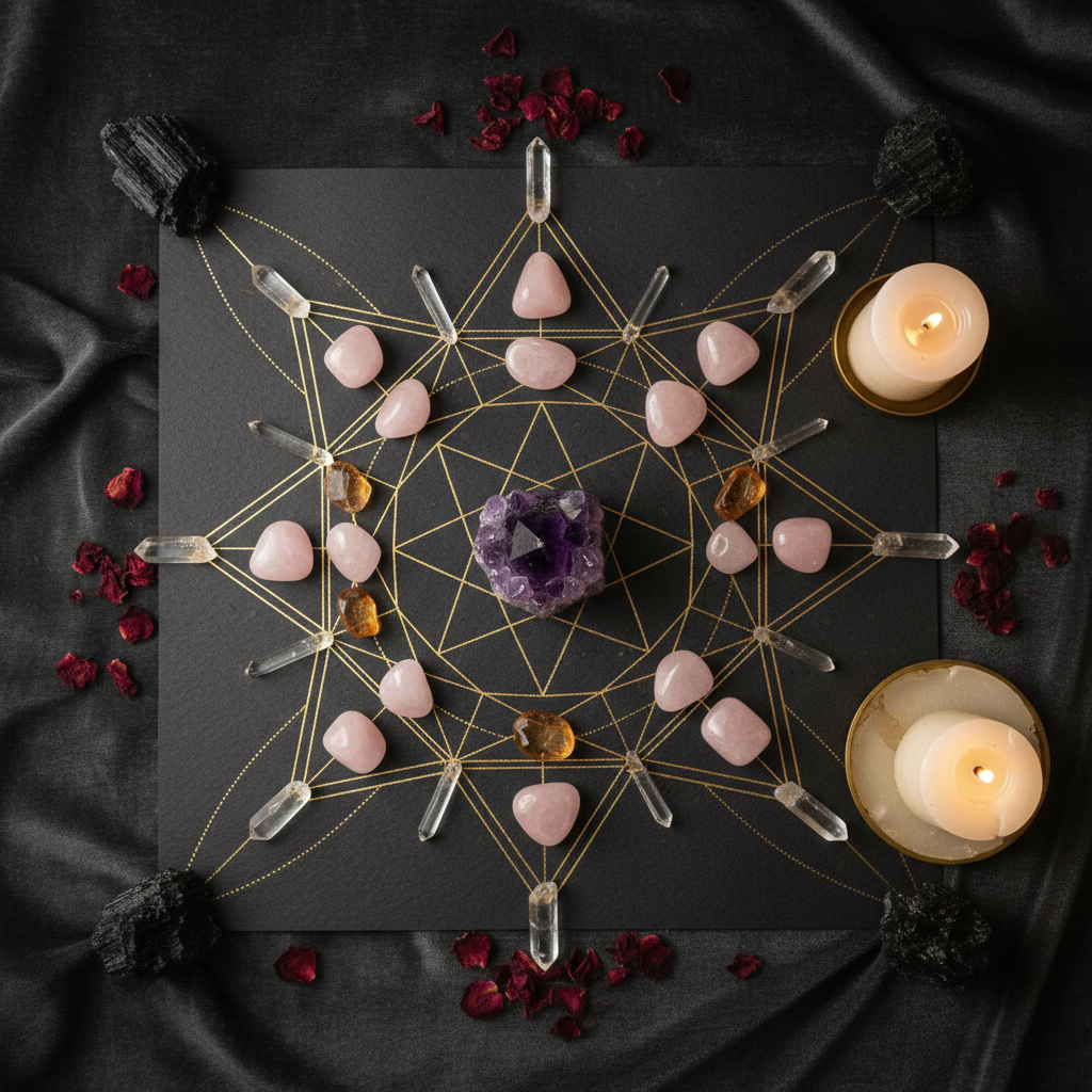 30 Crystal Grid Layouts: Visual Templates