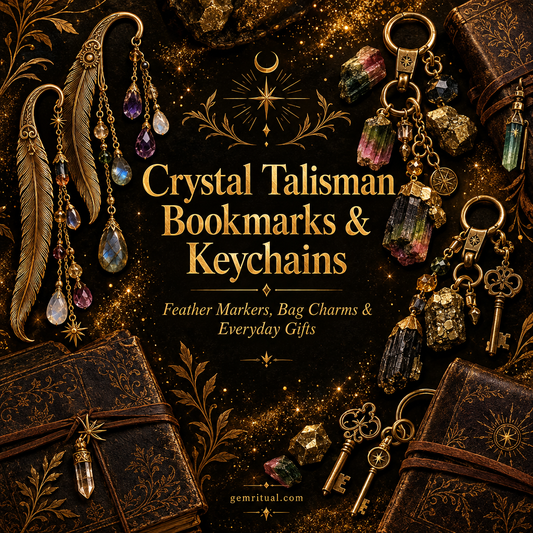 Crystal Talisman Bookmarks & Keychains: Feather Markers, Bag Charms & Everyday Gifts | Full-Color Hands-On Guide